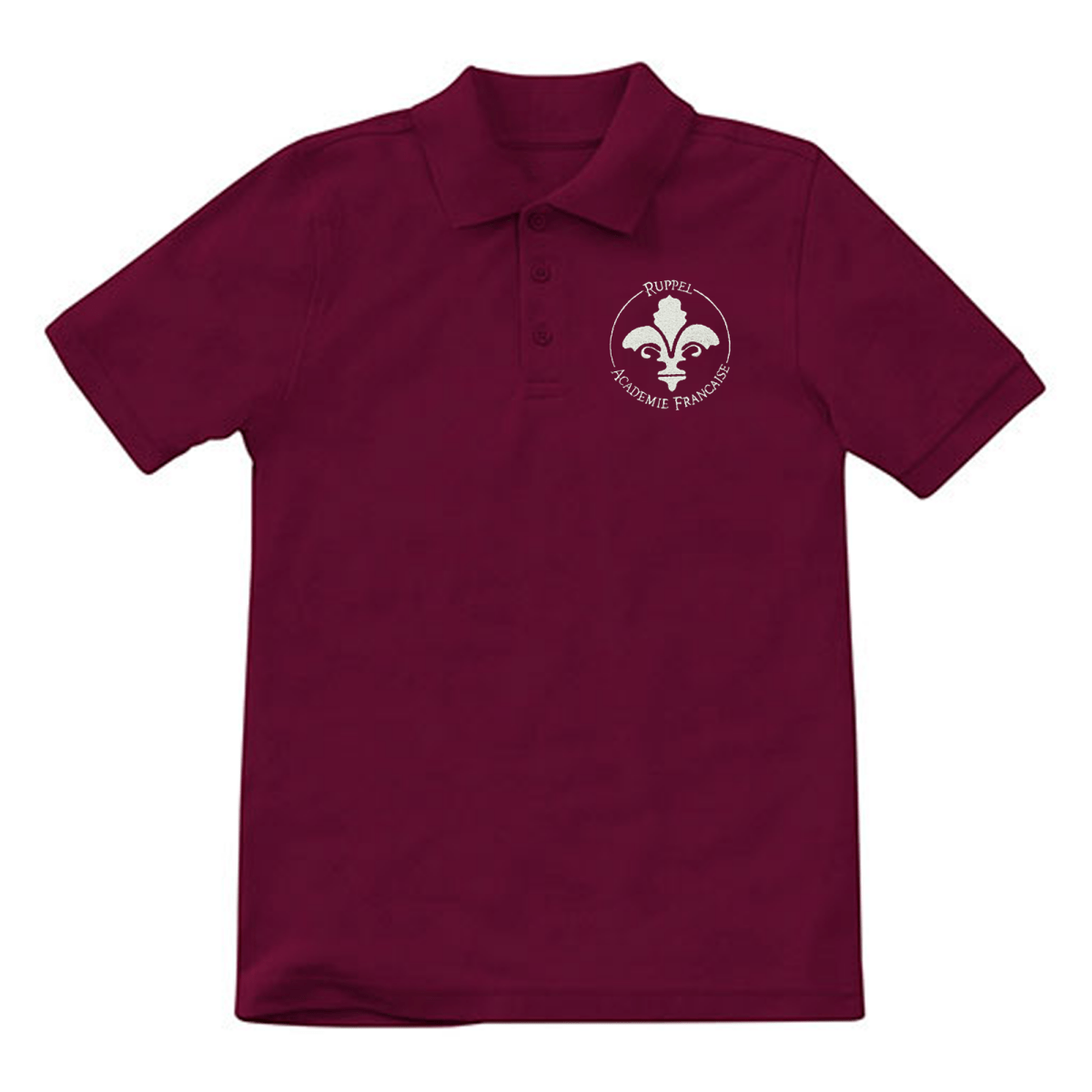 Ruppel Academie 1st - 8th Burgundy Polo - Logo Express Uniforms - School Uniforms