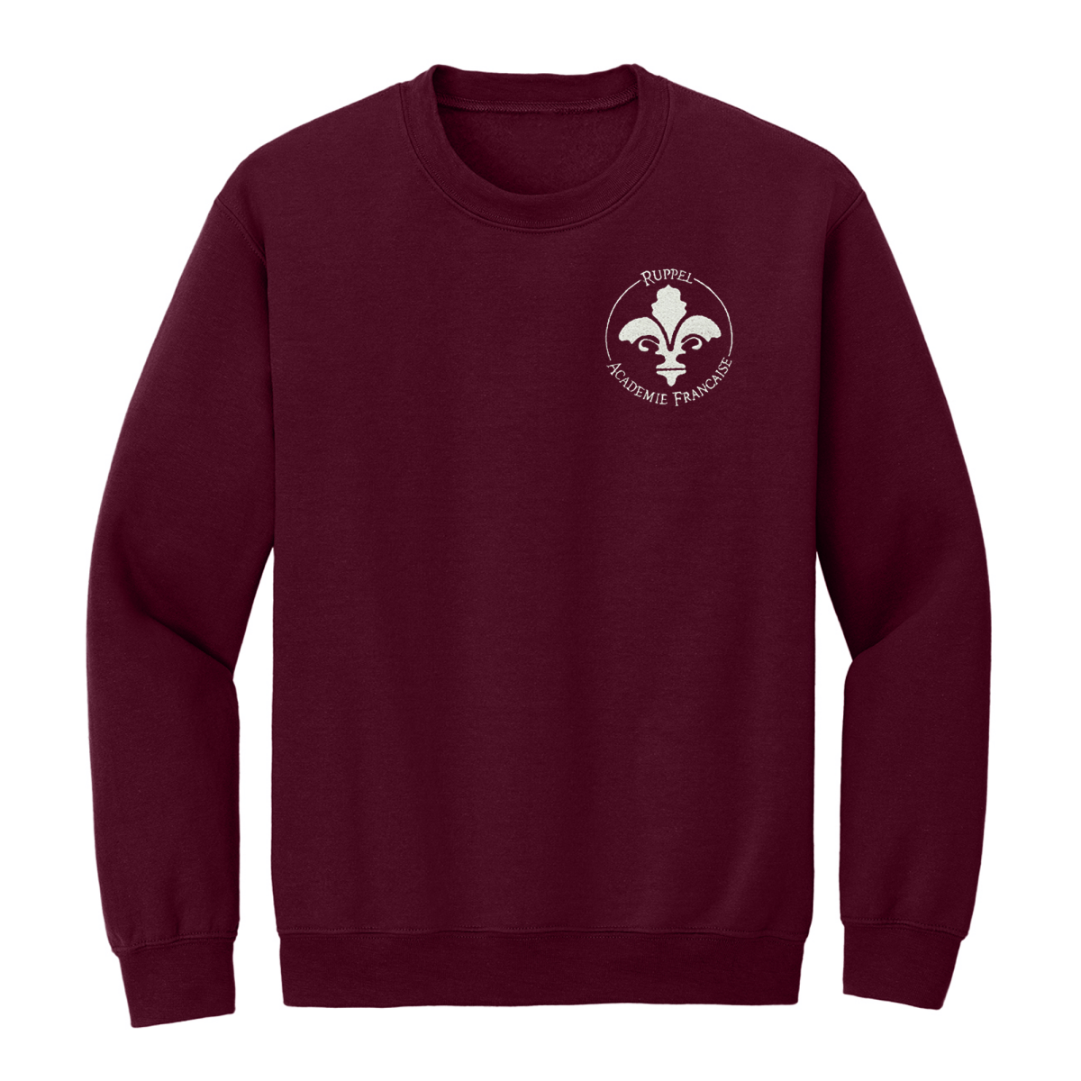 Ruppel Academie PreK - Kindergarten Burgundy Sweatshirt - Logo Express Uniforms - School Uniforms