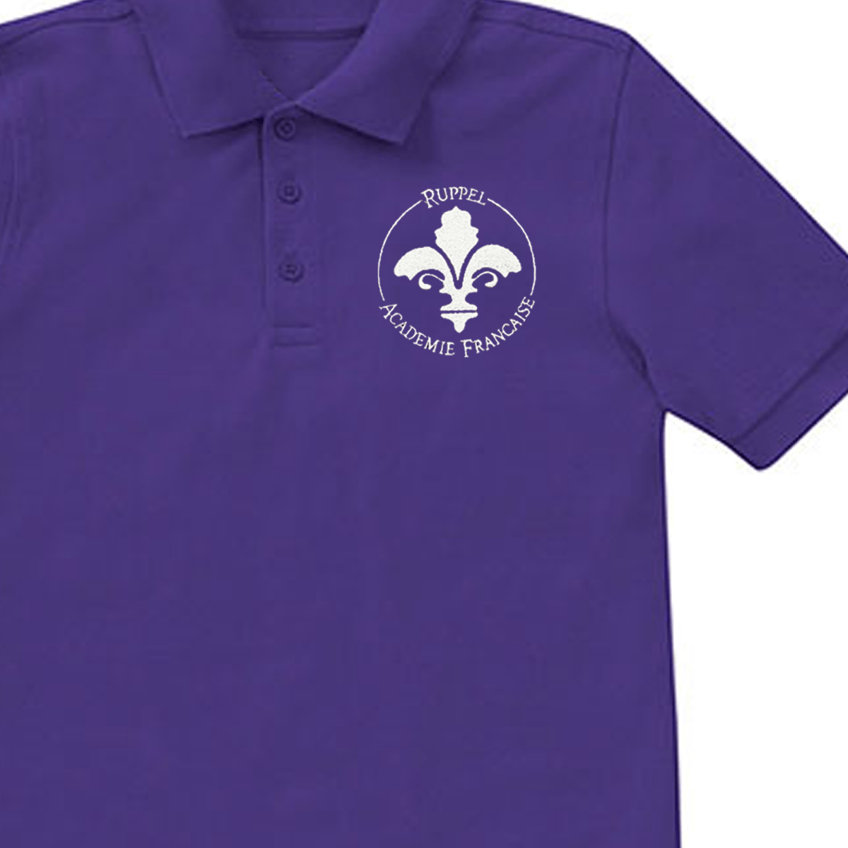 Ruppel Academie PreK - Kindergarten Purple Polo - Logo Express Uniforms - School Uniforms