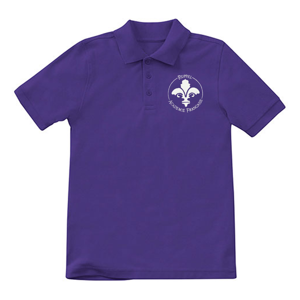 Ruppel Academie PreK - Kindergarten Purple Polo - Logo Express Uniforms - School Uniforms