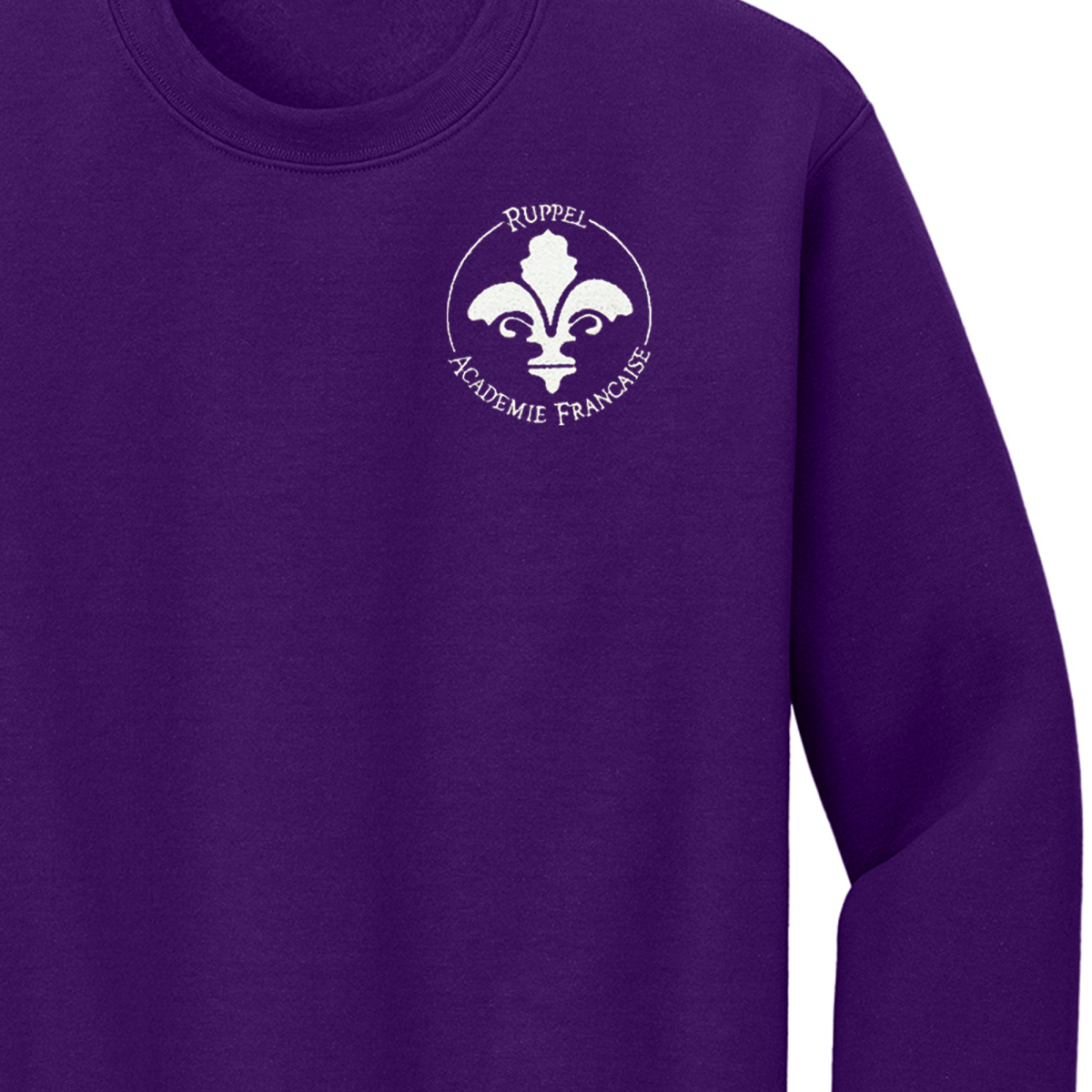 Ruppel Academie PreK - Kindergarten Purple Sweatshirt - Logo Express Uniforms - School Uniforms