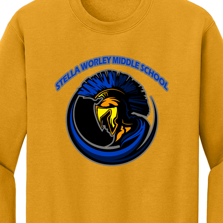 Stella Worley Gold Sweatshirt - Logo Express Uniforms - School Uniforms
