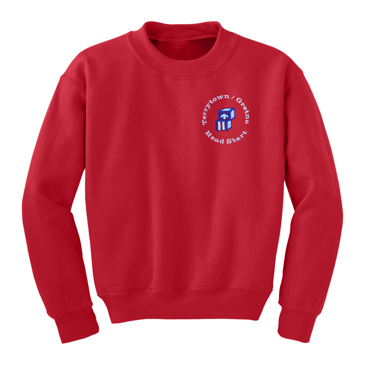 Terrytown Gretna Headstart Red Sweatshirt - Logo Express Uniforms - School Uniforms