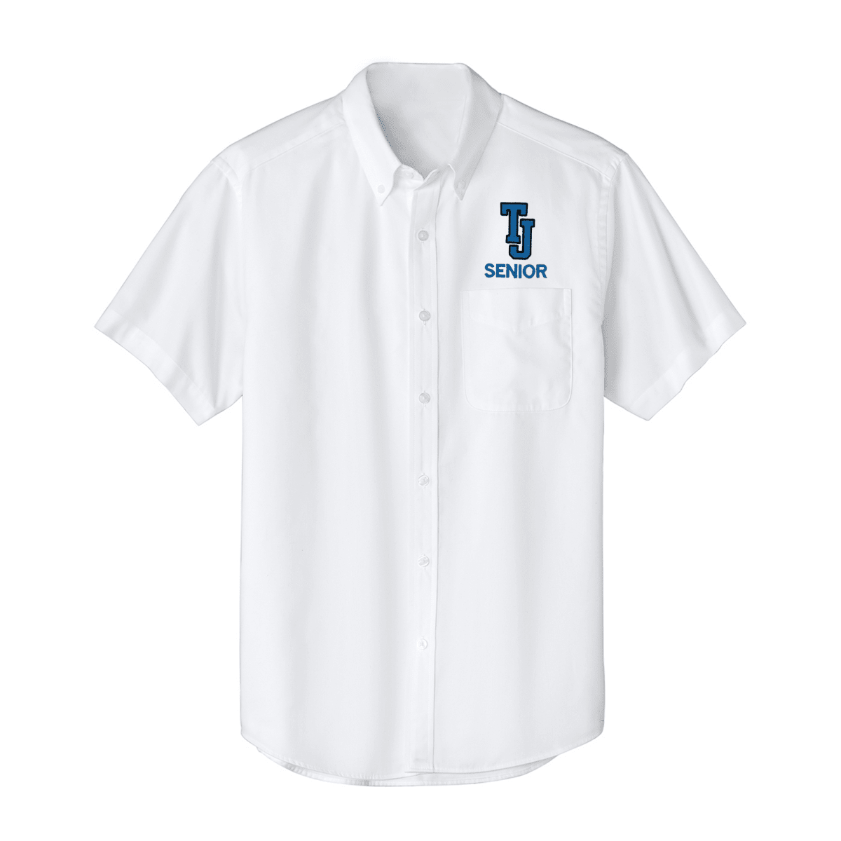 Thomas Jefferson 12th Grade White Oxford for Men - Logo Express Uniforms - School Uniforms