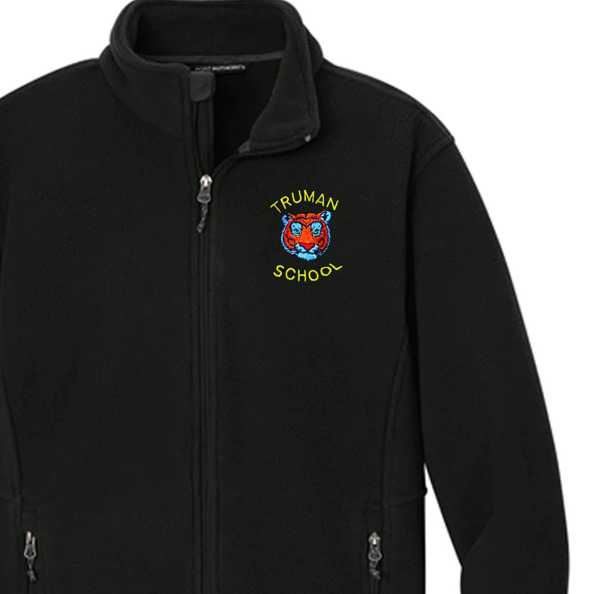 Truman 1st-8th Grade Black Fleece Jacket - Logo Express Uniforms - School Uniforms
