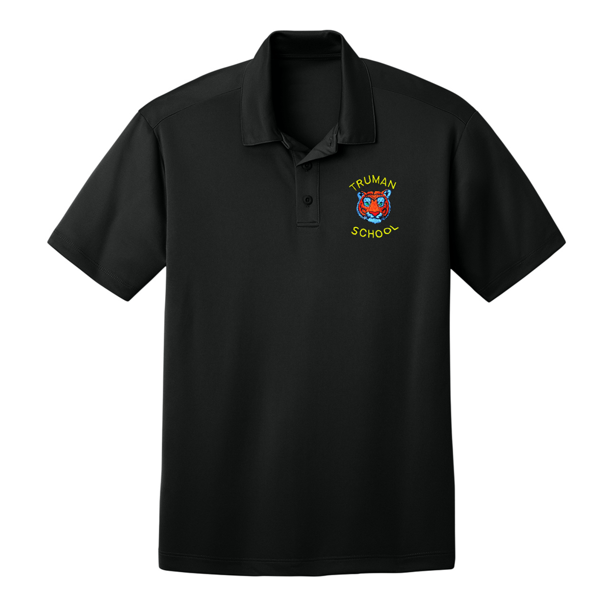 Truman 6th Grade Black Polo - Logo Express Uniforms - School Uniforms