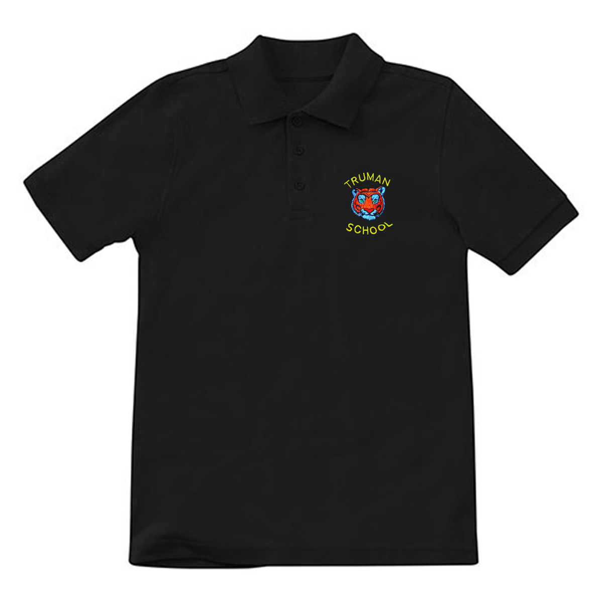 Truman 6th Grade Black Polo - Logo Express Uniforms - School Uniforms