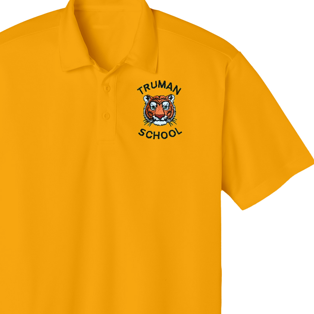 Truman 8th Grade Gold Polo - Logo Express Uniforms - School Uniforms