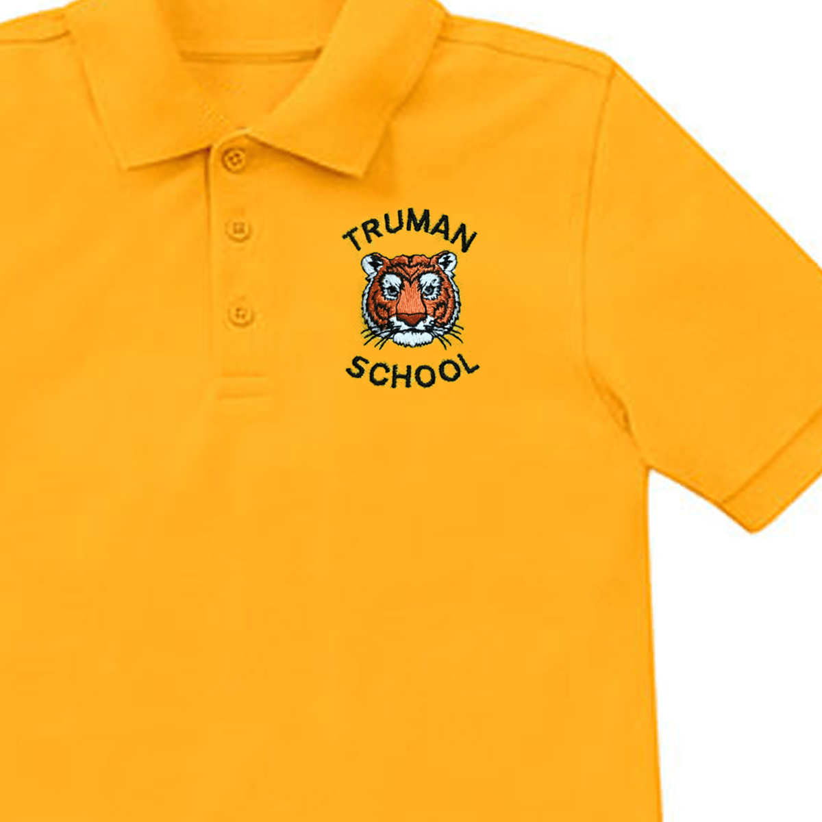 Truman 8th Grade Gold Polo - Logo Express Uniforms - School Uniforms