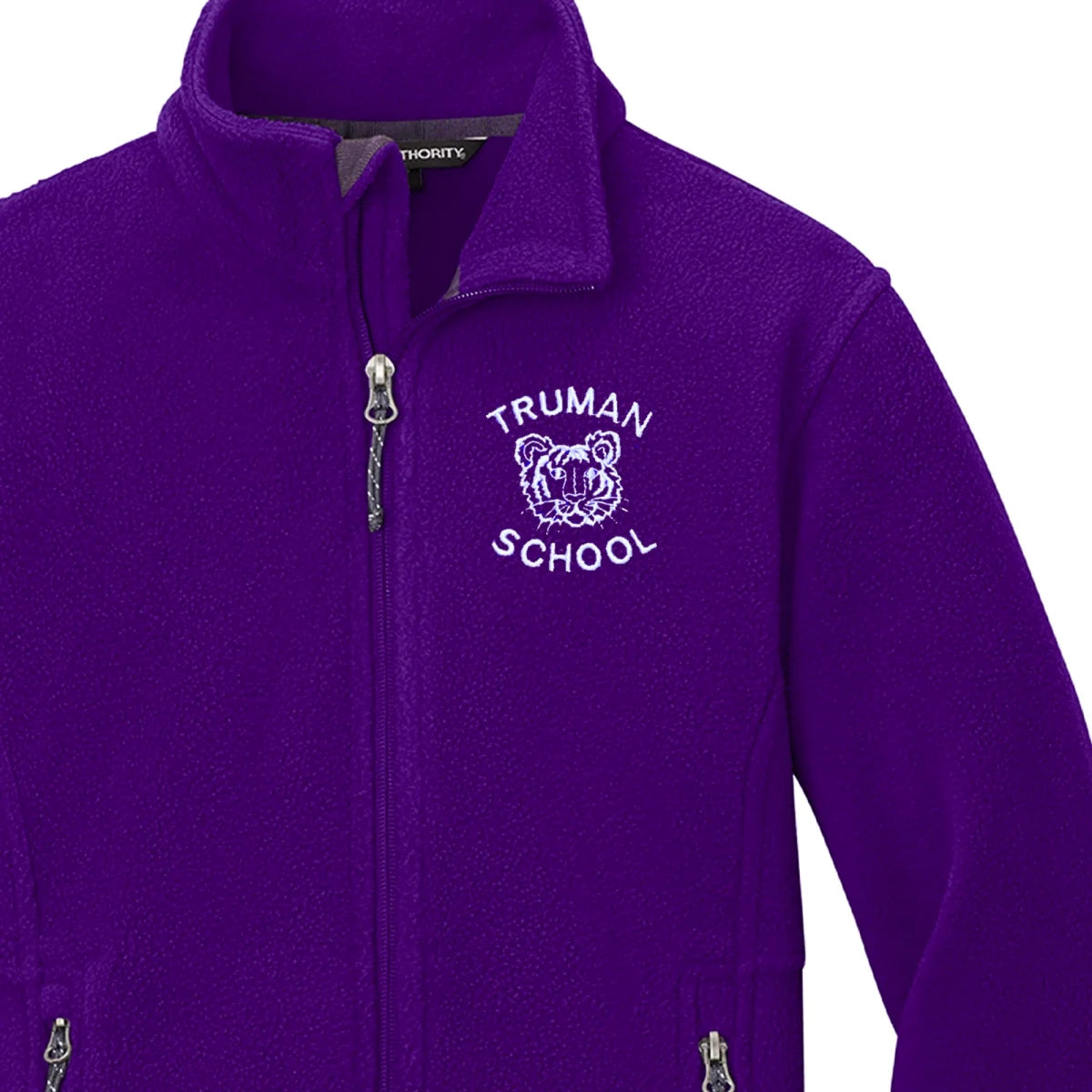 Truman PreK-Kindergarten Purple Fleece Jacket - Logo Express Uniforms - School Uniforms