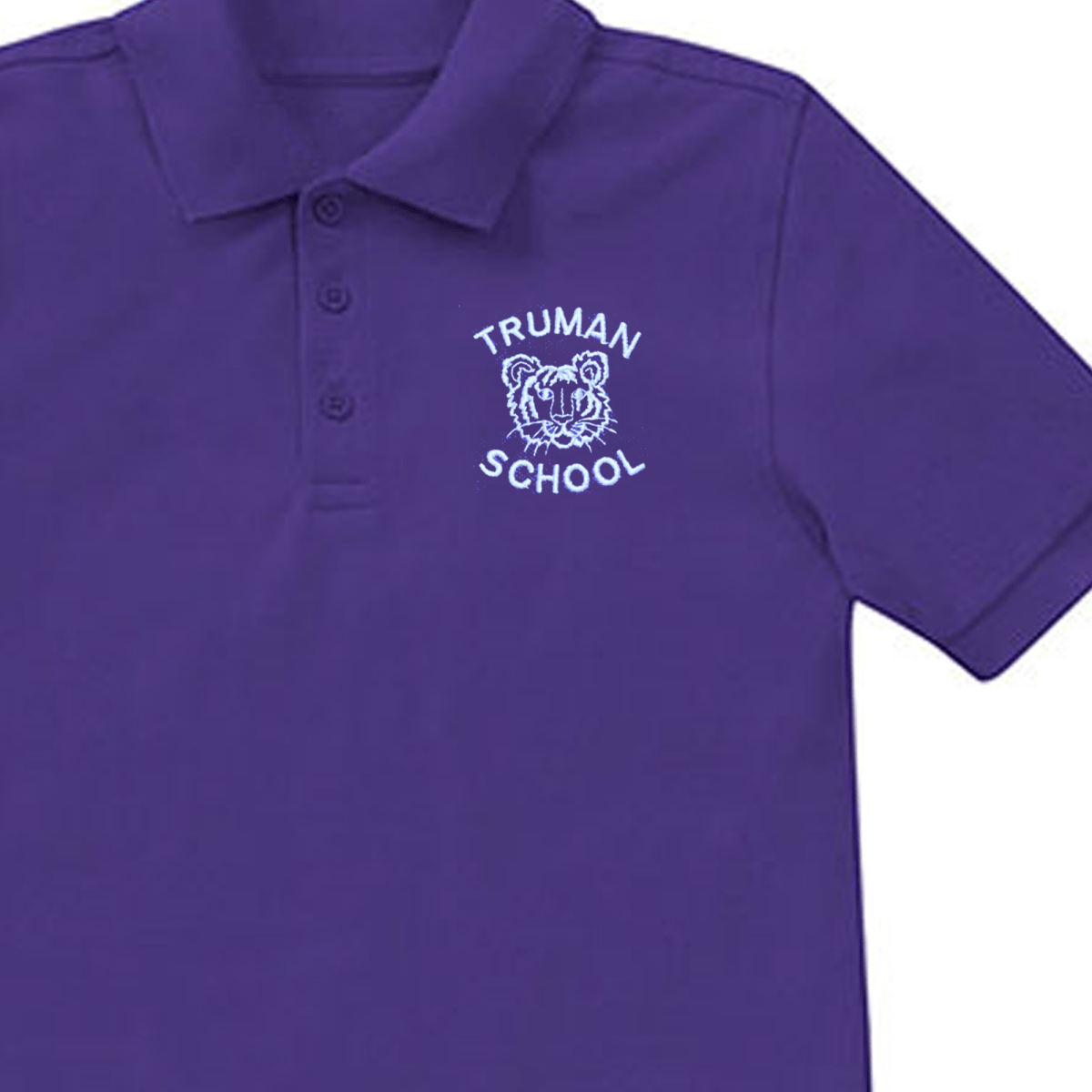 Truman PreK - Kindergarten Purple Polo - Logo Express Uniforms - School Uniforms