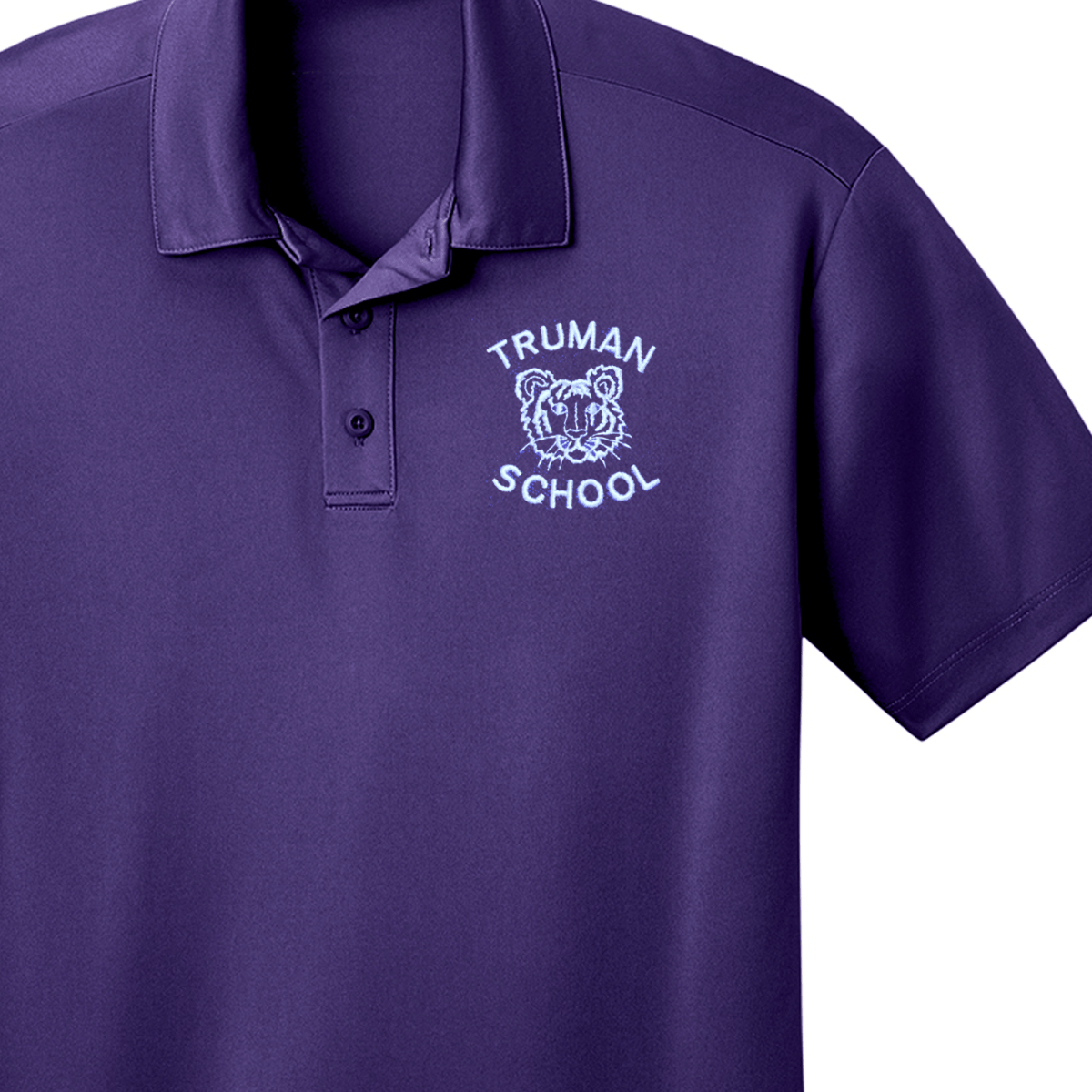 Truman PreK - Kindergarten Purple Polo - Logo Express Uniforms - School Uniforms