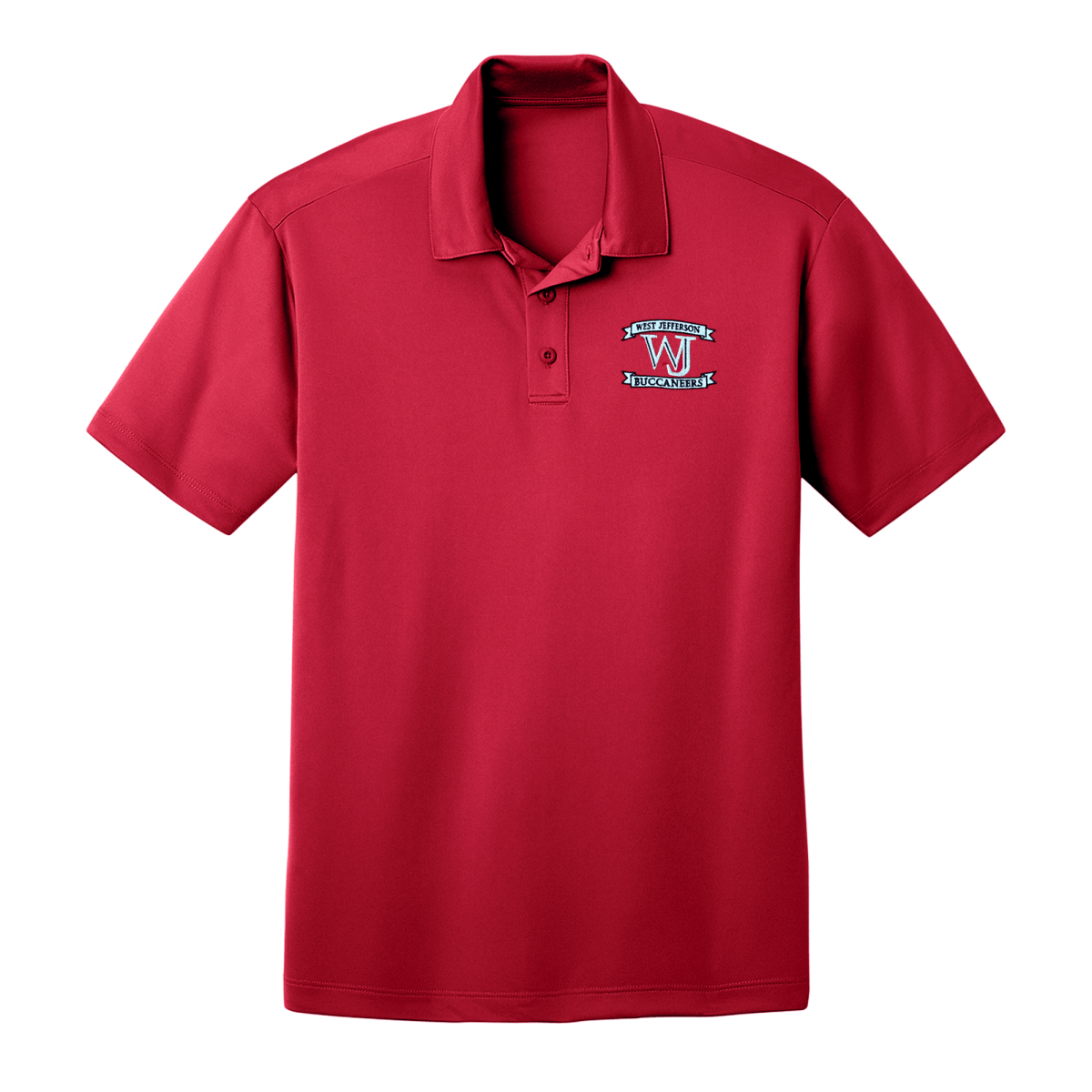 West Jefferson H.S. 10th - 11th Grade Red Polo - Logo Express Uniforms - School Uniforms