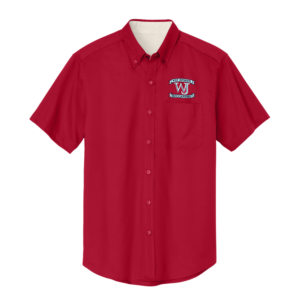West Jefferson H.S. 11th Grade Only Red Oxford - Unisex Optional - Logo Express Uniforms - School Uniforms