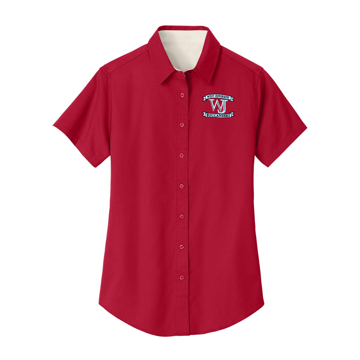 West Jefferson H.S. 11th Grade Red Oxford - Ladies ONLY - Logo Express Uniforms - School Uniforms