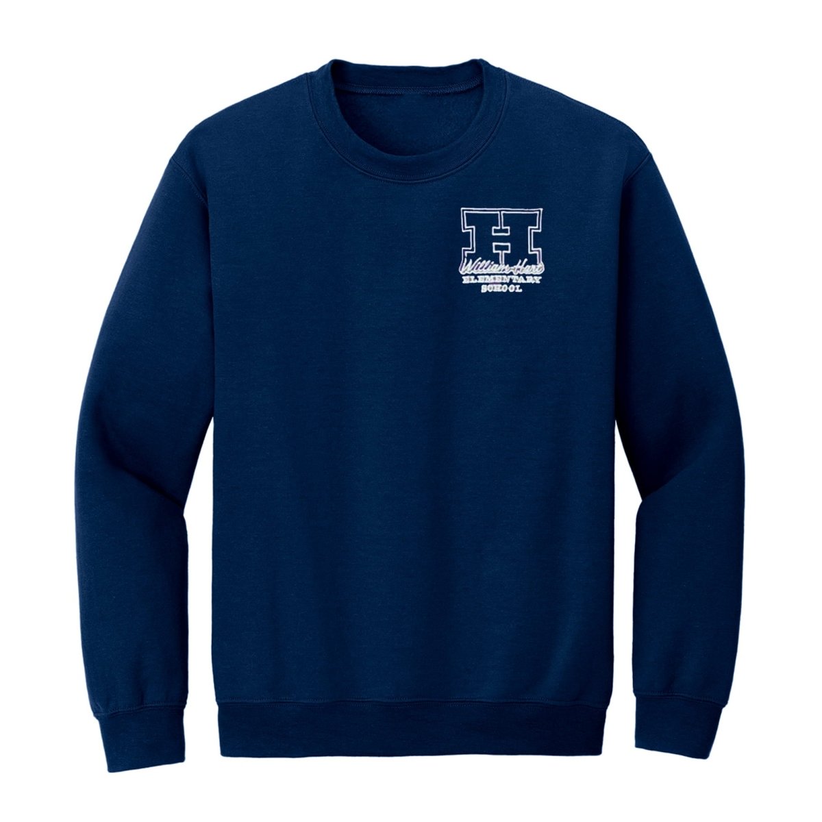 William Hart 1st-5th Grade Navy Sweatshirt - Logo Express Uniforms - School Uniforms