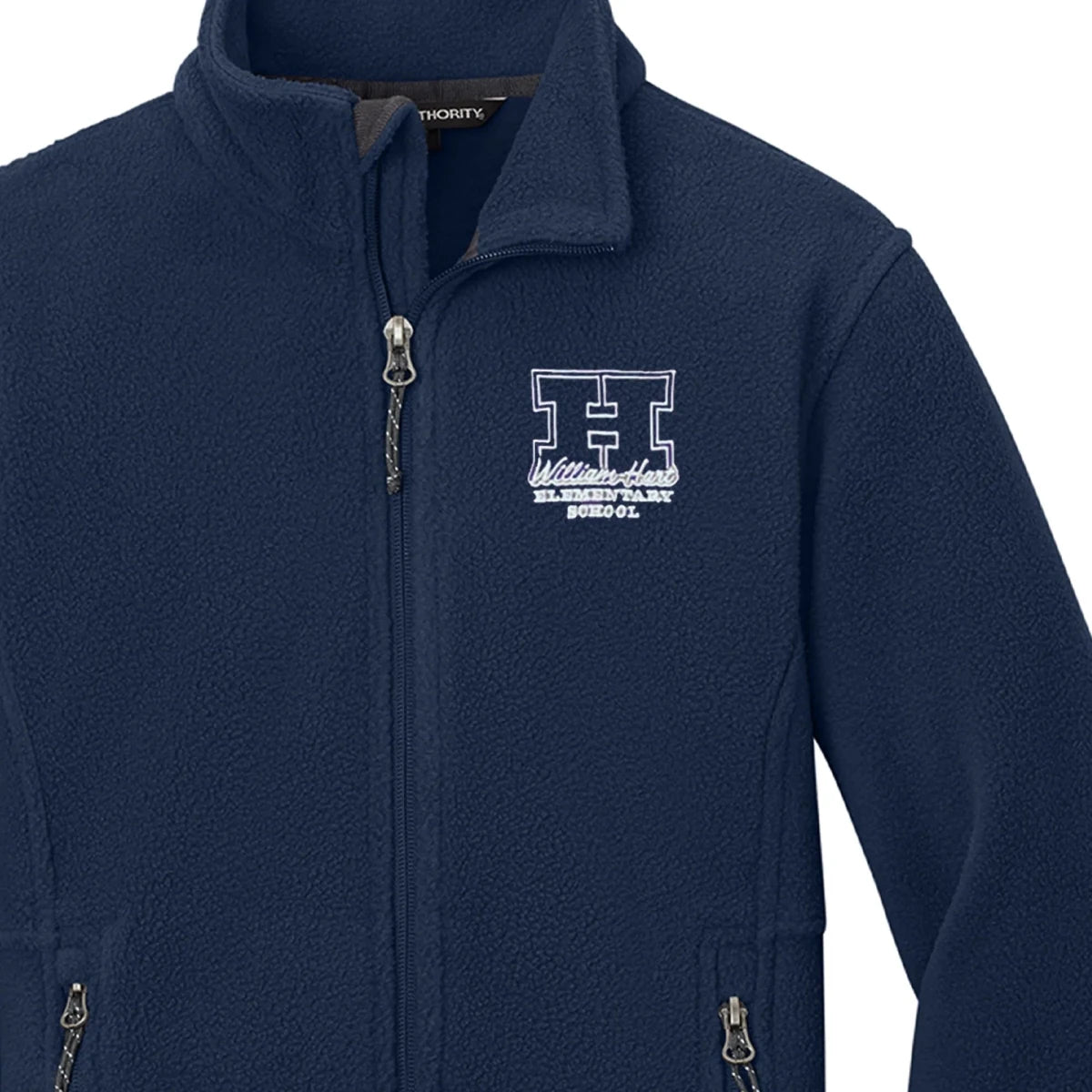 William Hart Navy Fleece Jacket 1st-5th Grade - Logo Express Uniforms - School Uniforms