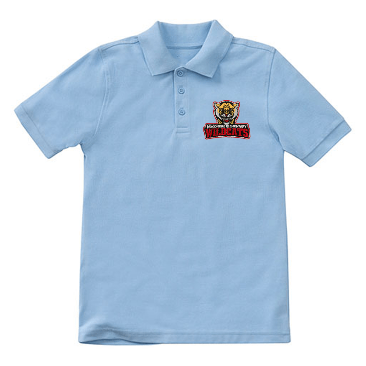 Woodmere 1st - 5th Light Blue Polo - Logo Express Uniforms - School Uniforms