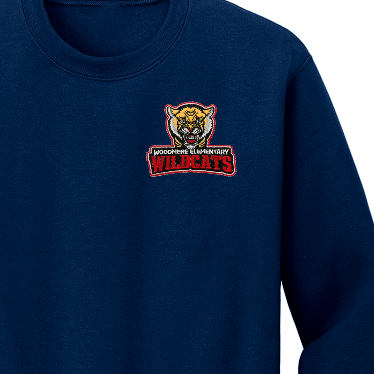 Woodmere Navy Sweatshirt - Logo Express Uniforms - School Uniforms