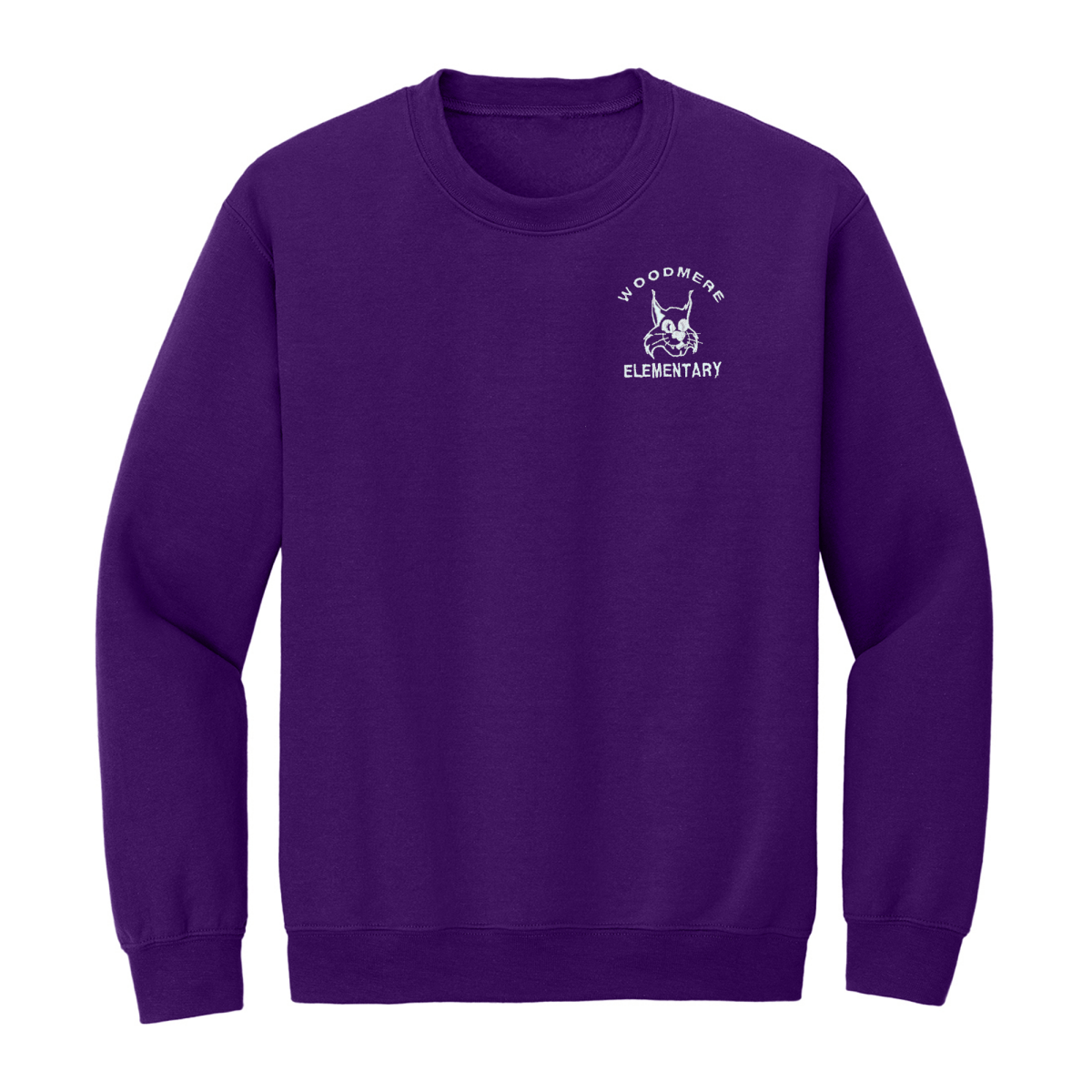 Woodmere Purple Sweatshirt - Logo Express Uniforms - School Uniforms