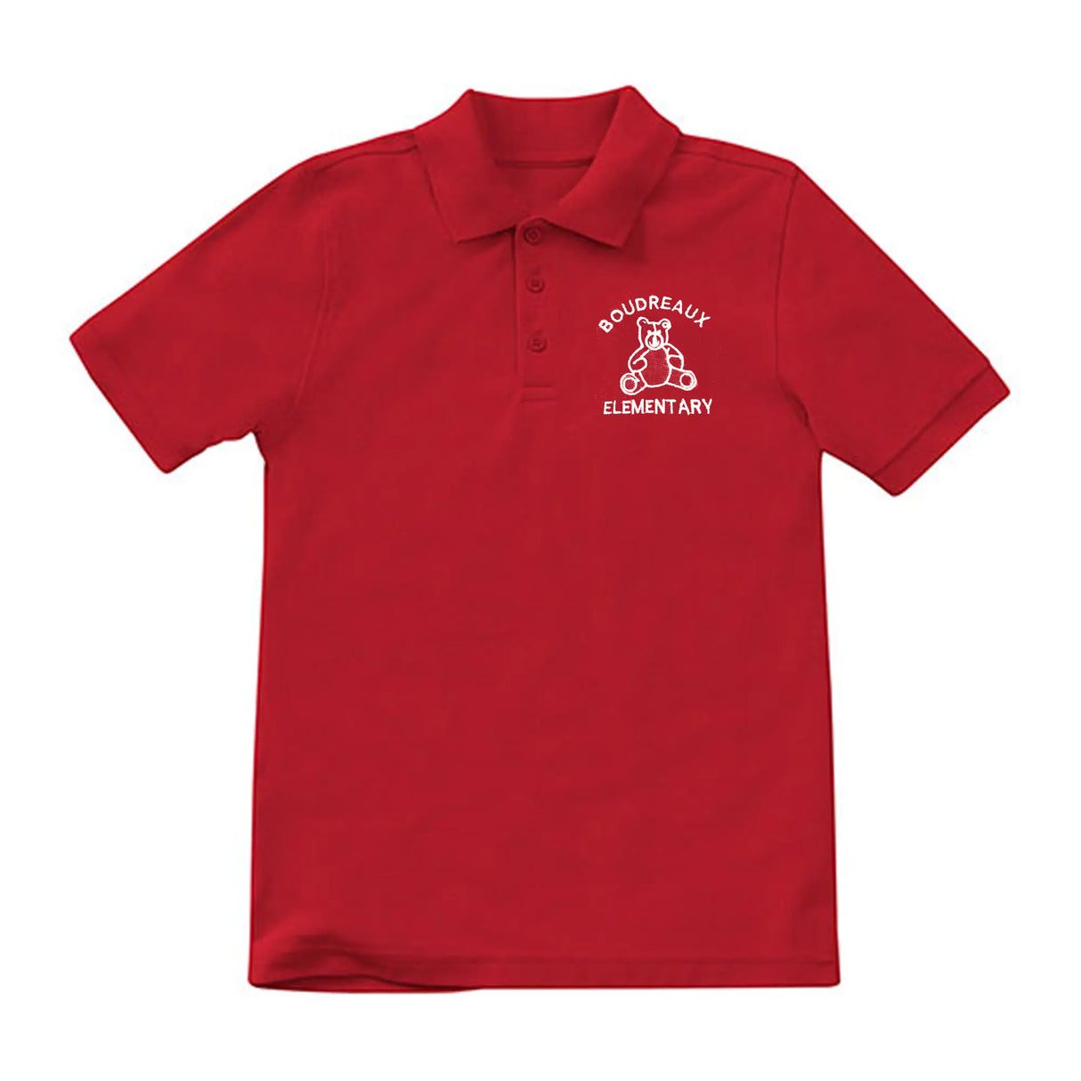 Boudreaux 1st-5th Grade Red Polo
