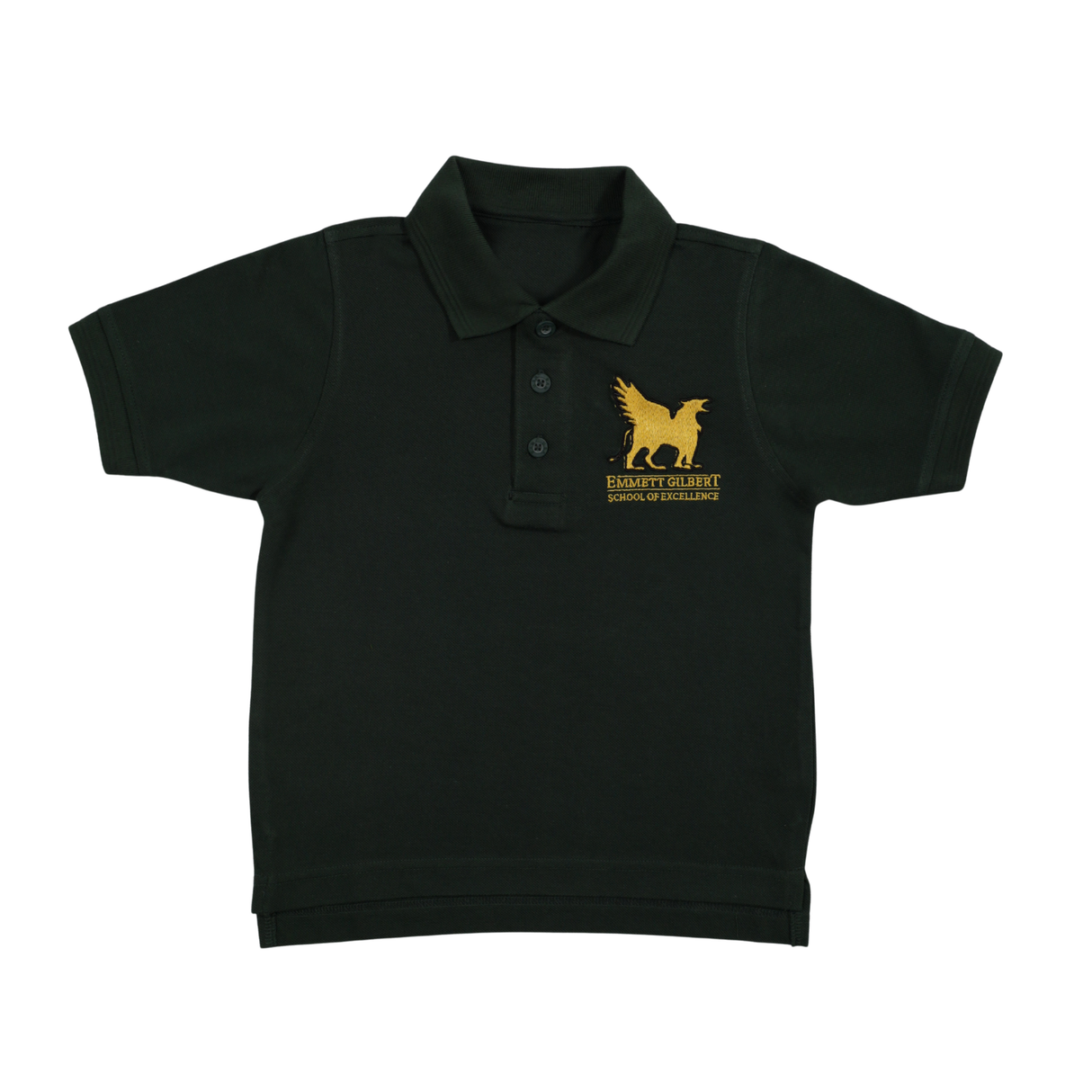 Emmett Gilbert 1st-5th Hunter Green Polo Adult Jersey