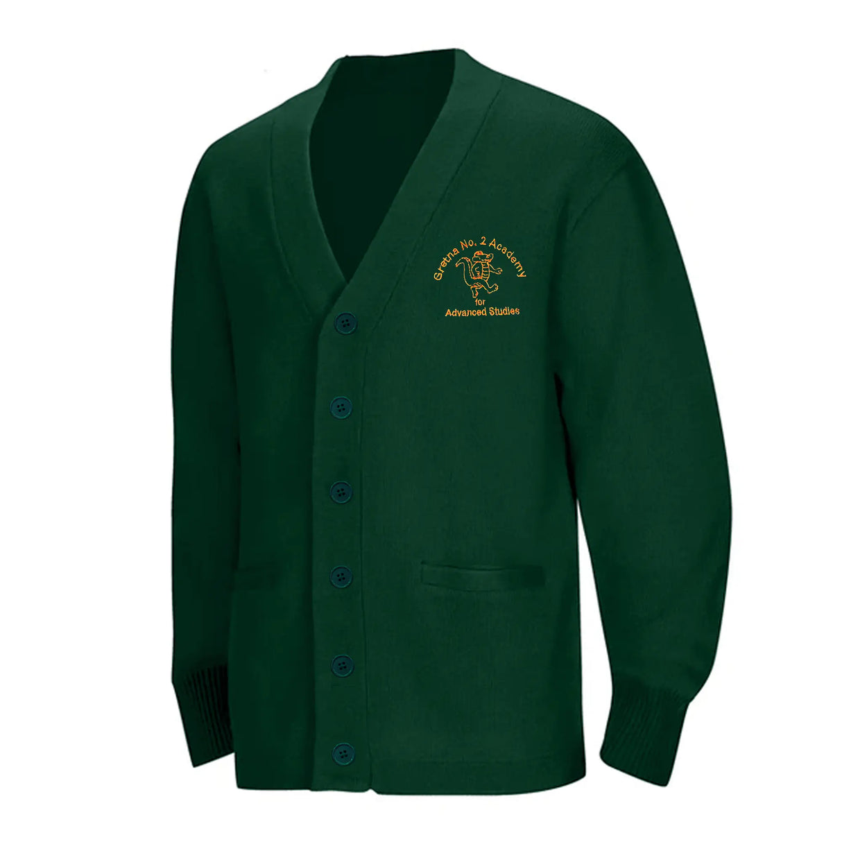 Gretna No. 2 1st-5th Grade Forest Green Cardigan