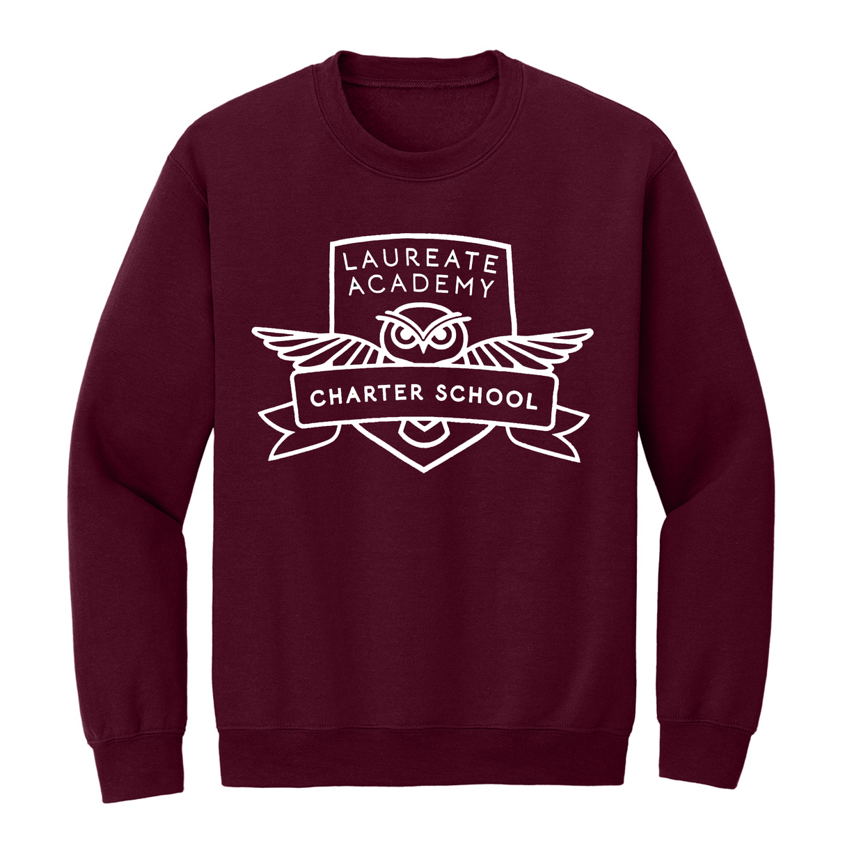 Laureate Charter Kinder-5th Grade / Sweatshirt-Marron