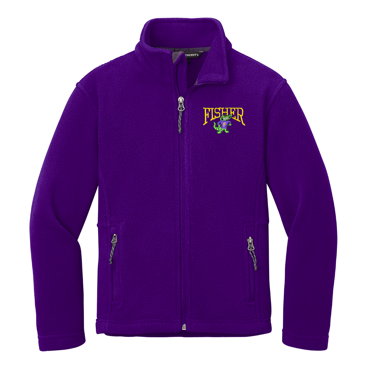 Fisher Middle/High School Purple Fleece Jacket