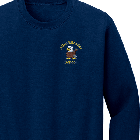 Allen Ellender Navy Sweatshirt - Logo Express Uniforms - School Uniforms