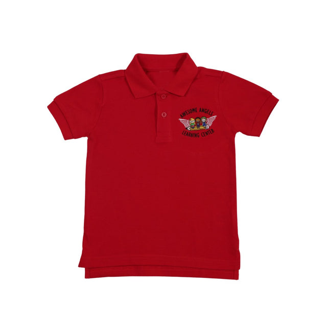 Awesome Angels Red Polo Youth PK - Logo Express Uniforms