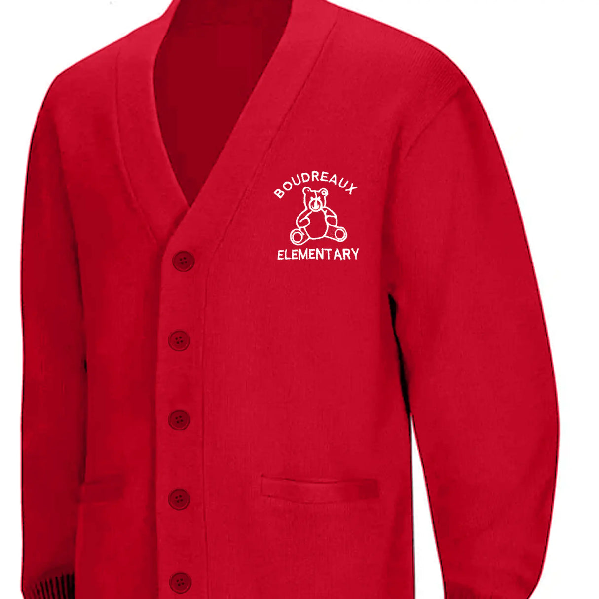 Boudreaux Red Cardigan