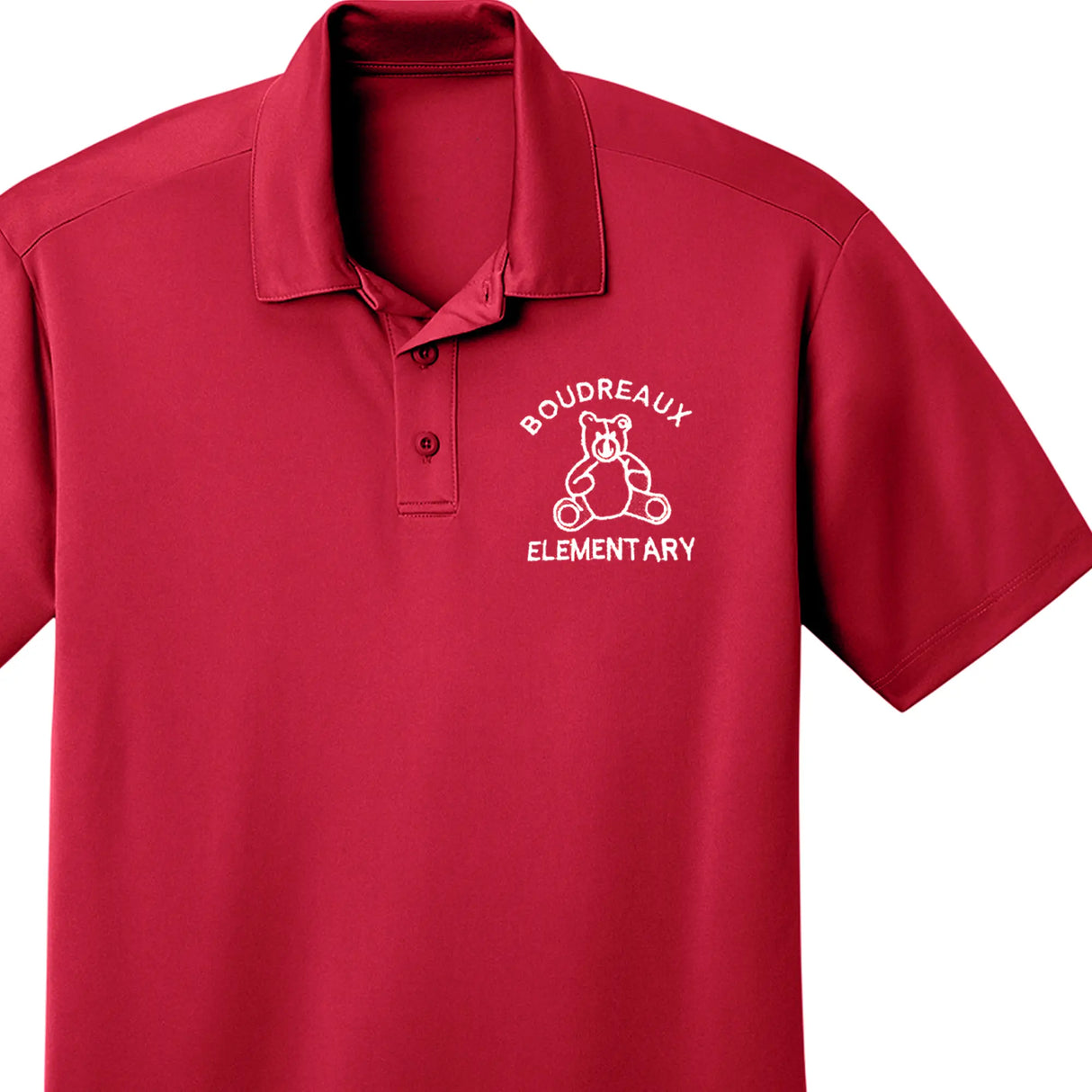 Boudreaux 1st-5th Grade Red Polo