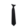 Black Clip - On Solid Tie - Logo Express Uniforms - School Uniforms