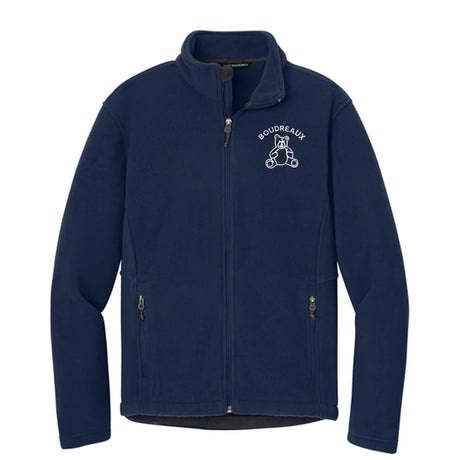 Boudreaux Navy Fleece Jacket - Logo Express Uniforms - School Uniforms
