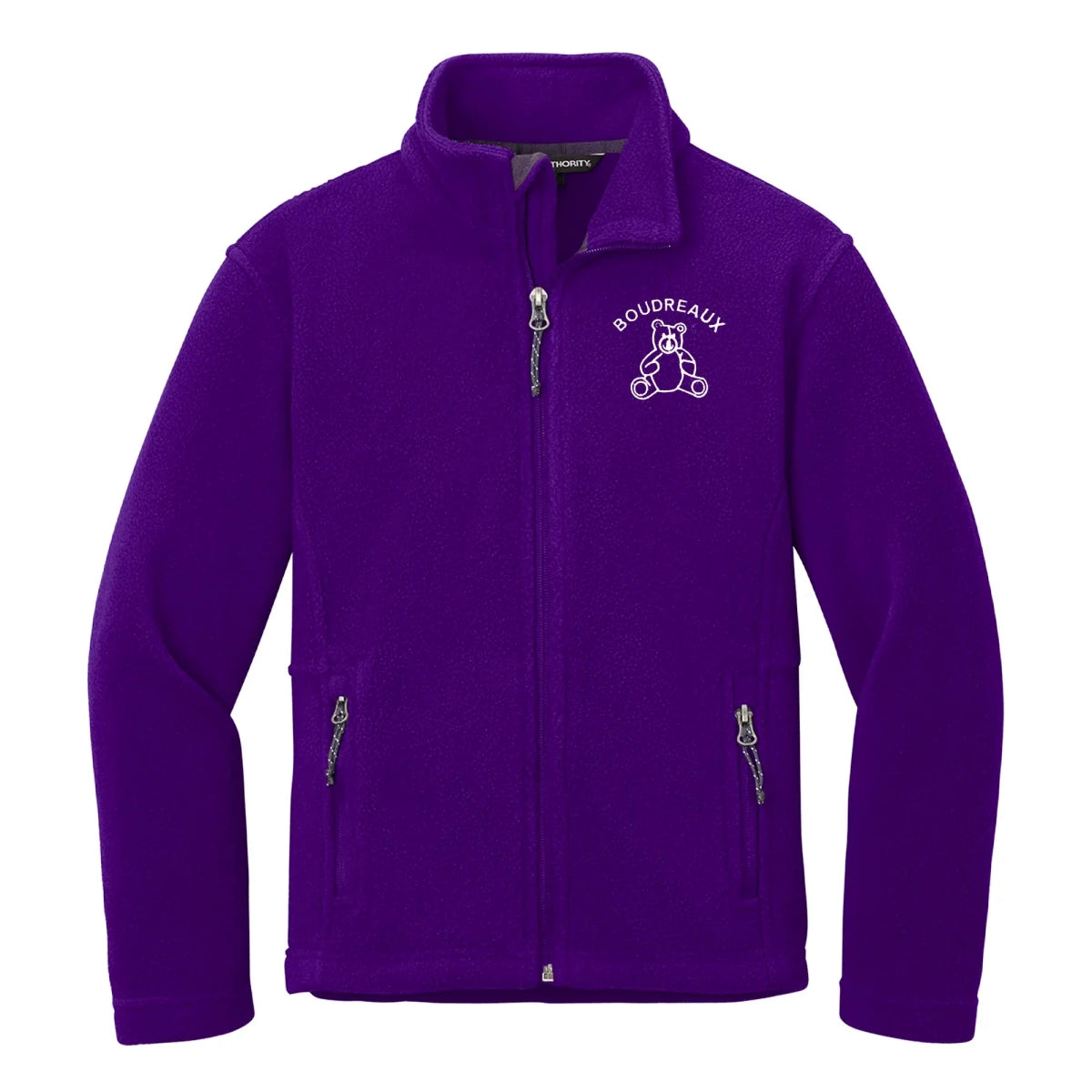 Boudreaux PreK/Kindergarten Purple Fleece Jacket - Logo Express Uniforms - School Uniforms