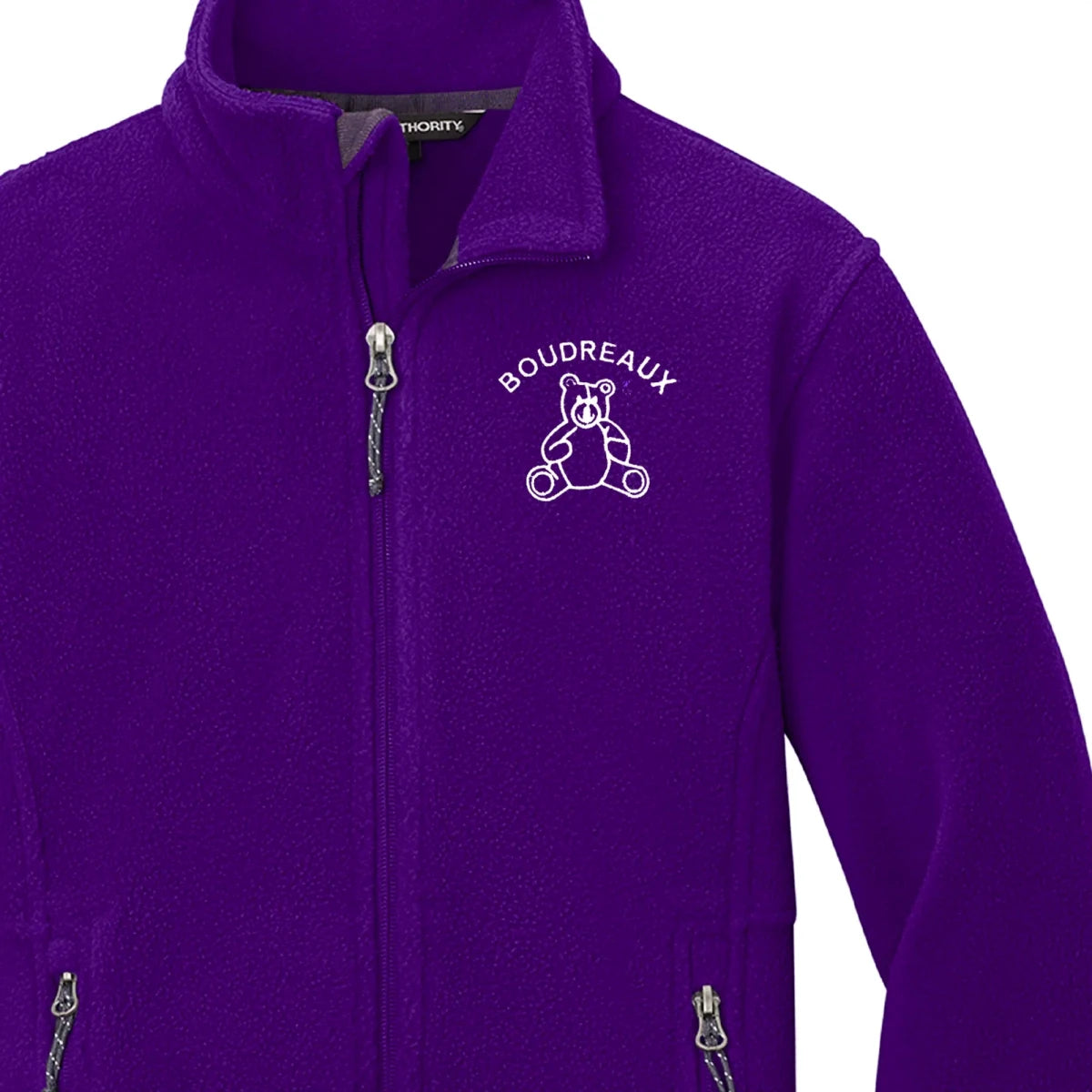 Boudreaux PreK/Kindergarten Purple Fleece Jacket - Logo Express Uniforms - School Uniforms