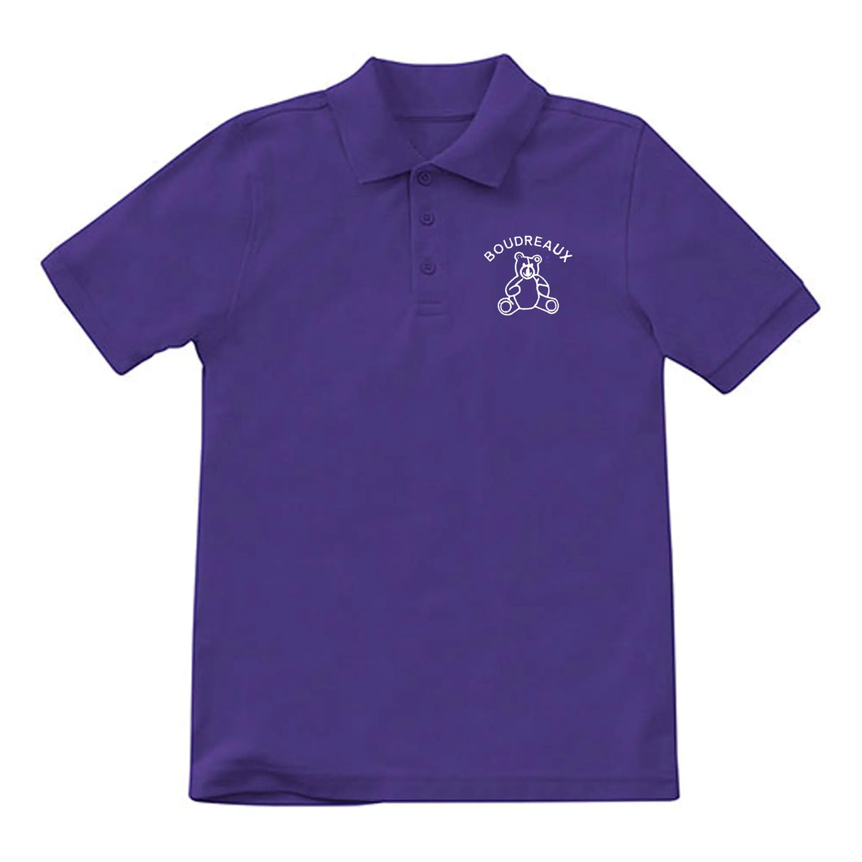 Boudreaux PreK/Kindergarten Purple Polo