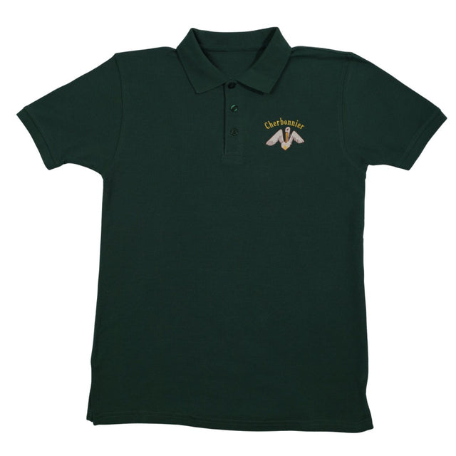 Cherbonnier Rillieux 1st - 5th Hunter Green Polo Adult PK - Logo Express Uniforms