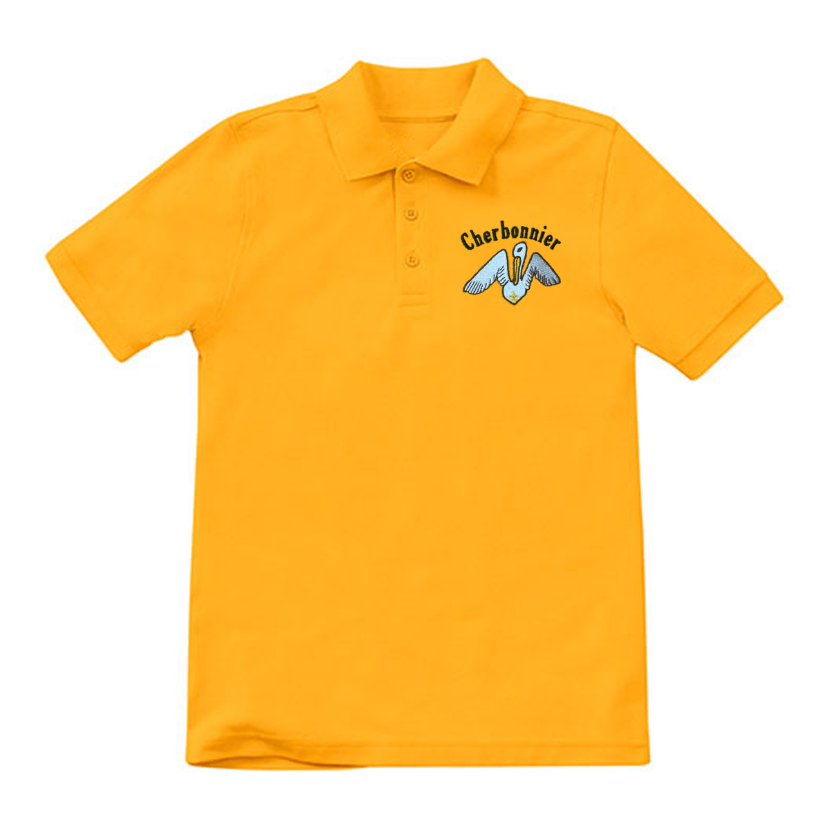 Cherbonnier Rillieux 6st - 8th Gold Polo - Logo Express Uniforms - School Uniforms