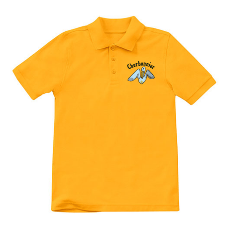 Cherbonnier Rillieux 6st - 8th Gold Polo - Logo Express Uniforms - School Uniforms