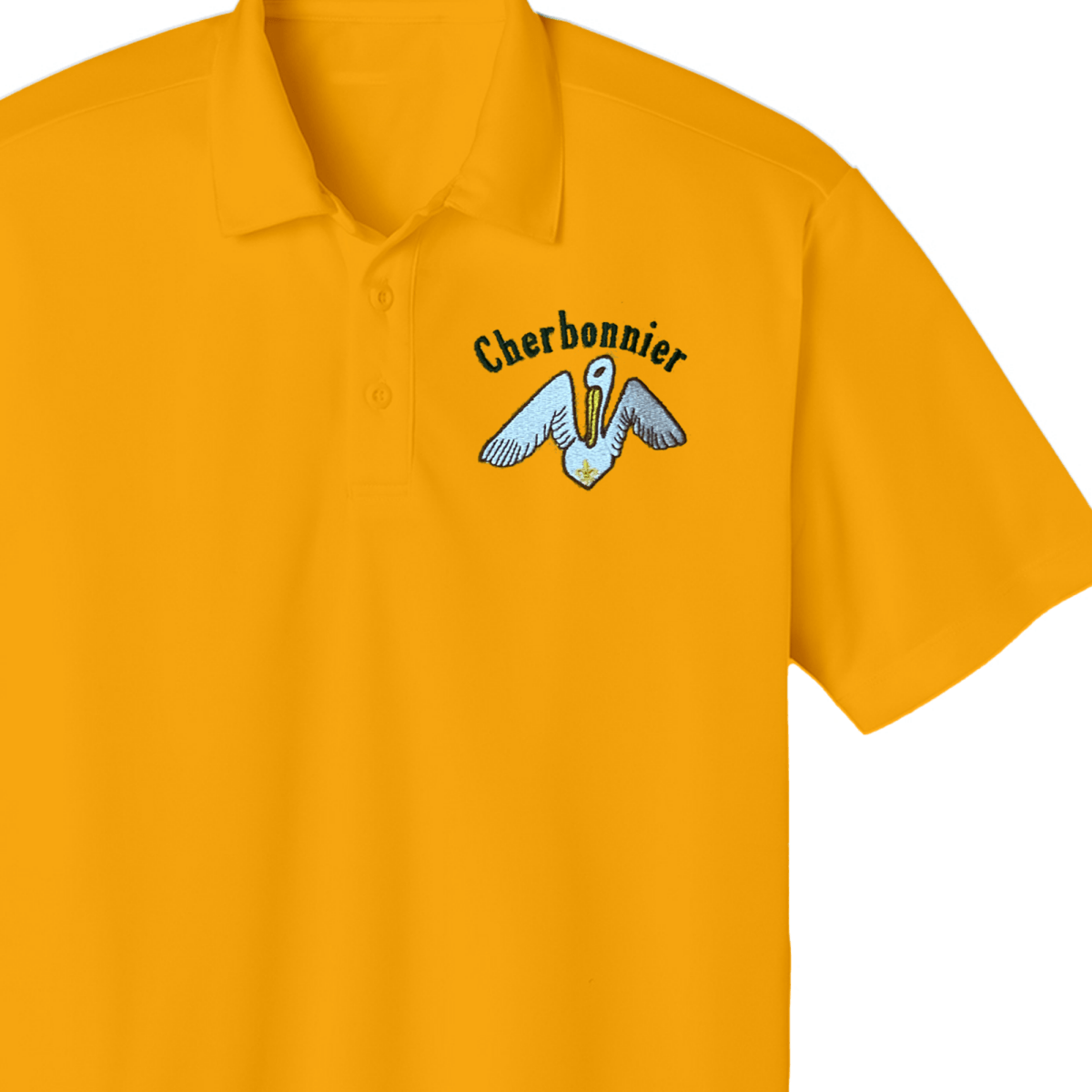 Cherbonnier Rillieux 6st - 8th Gold Polo - Logo Express Uniforms - School Uniforms