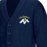 Cherbonnier Rillieux Navy Cardigan V - Neck - Logo Express Uniforms - School Uniforms