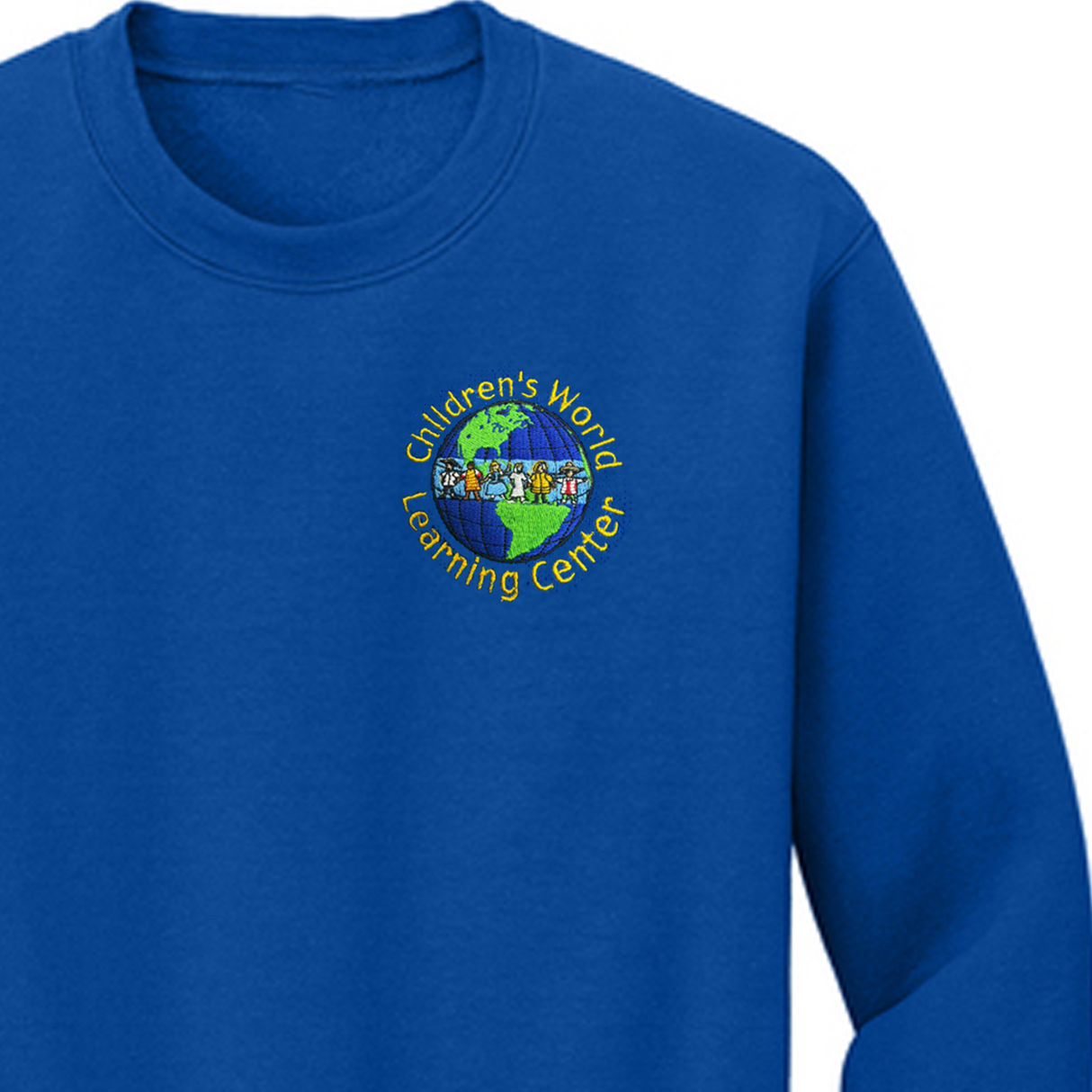 Children's World Sweatshirt Royal Blue for Unisex