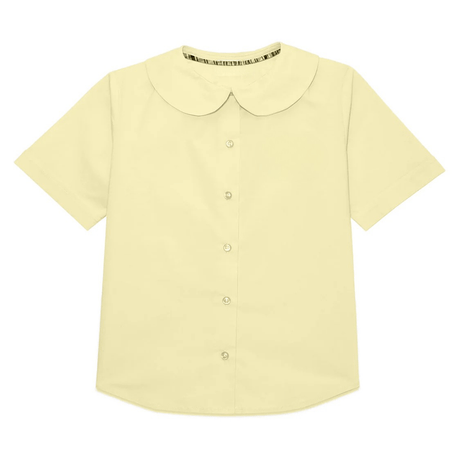 Children's World Girls Yellow Peter Pan Blouse - No Logo - Logo Express Uniforms - School Uniforms