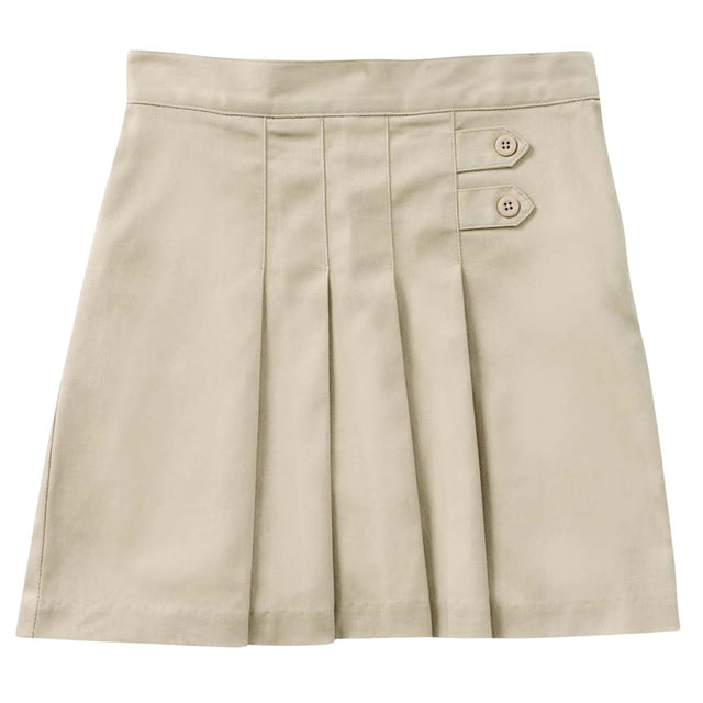 Classroom Girls Pleated Skort Khaki - Logo Express Uniforms