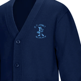 C.T. Janet Navy Cardigan V - Neck - Logo Express Uniforms - School Uniforms