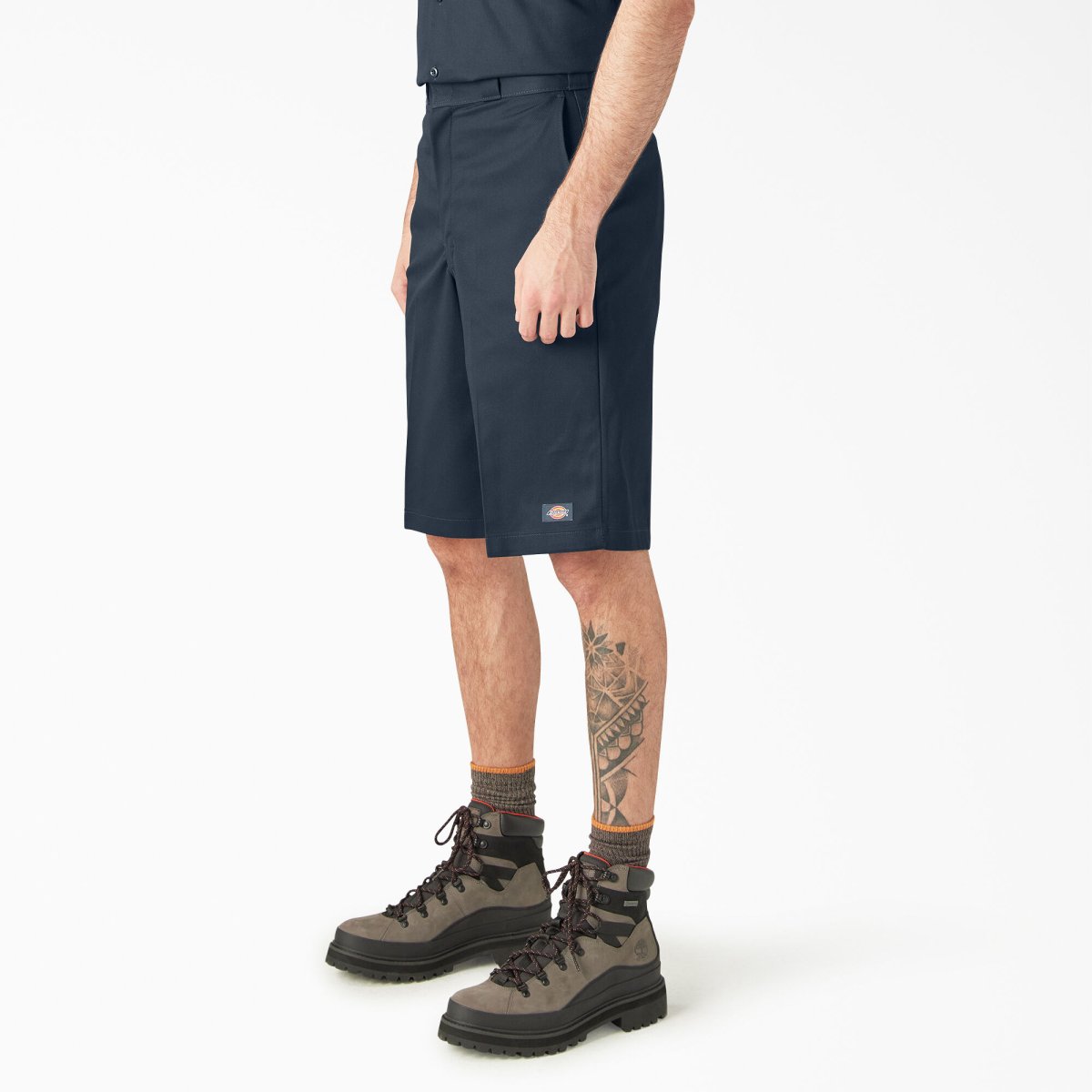 Dickies Boys Flat Front Shorts Dark Navy - Logo Express Uniforms