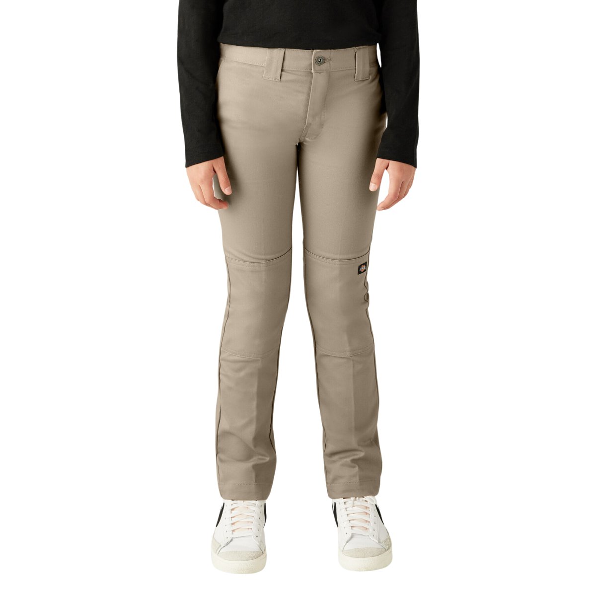 Dickies Boys Flex Waist Double Knee Pants Desert Sand – Logo