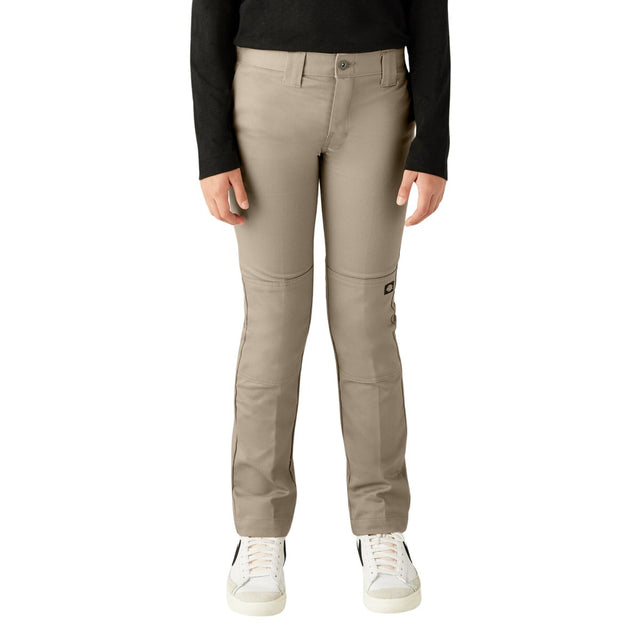 Dickies Boys Flex Waist Double Knee Pants Desert Sand - Logo Express Uniforms